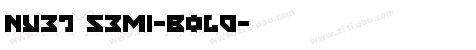 Nyet Semi-Bold字体转换